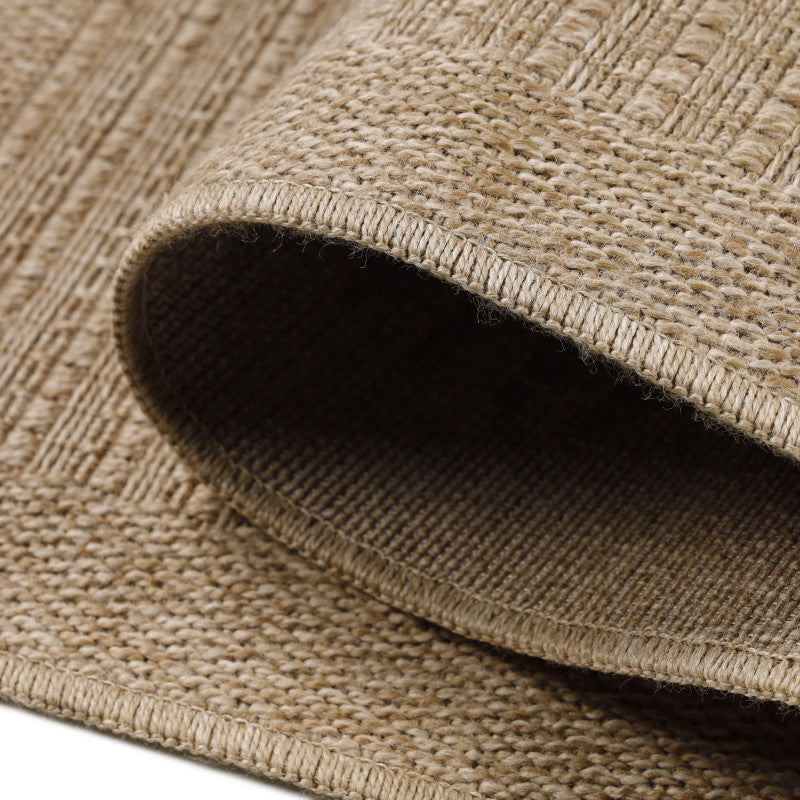 Vloerkleed Dhaka – Lichtbeige – Laagpolig met Levendig Design – Voor Binnen en Buiten