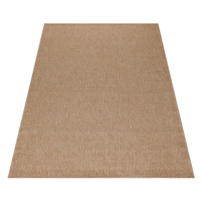 Vloerkleed Dhaka – Beige – Laagpolig met Levendig Design – Voor Binnen en Buiten