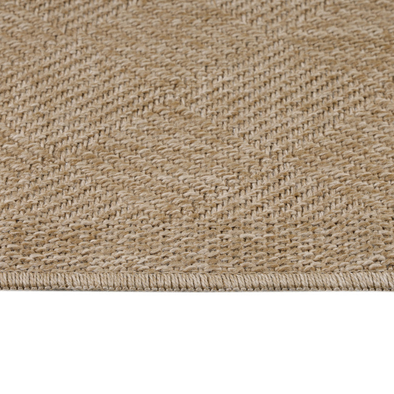 Vloerkleed Dhaka – Beige – Laagpolig met Levendig Design – Voor Binnen en Buiten