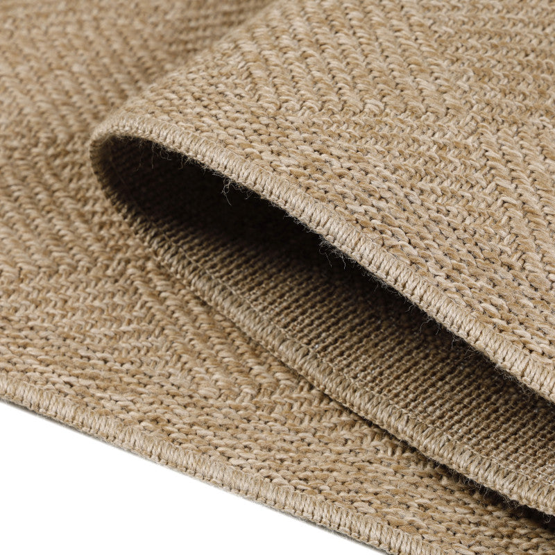 Vloerkleed Dhaka – Beige – Laagpolig met Levendig Design – Voor Binnen en Buiten