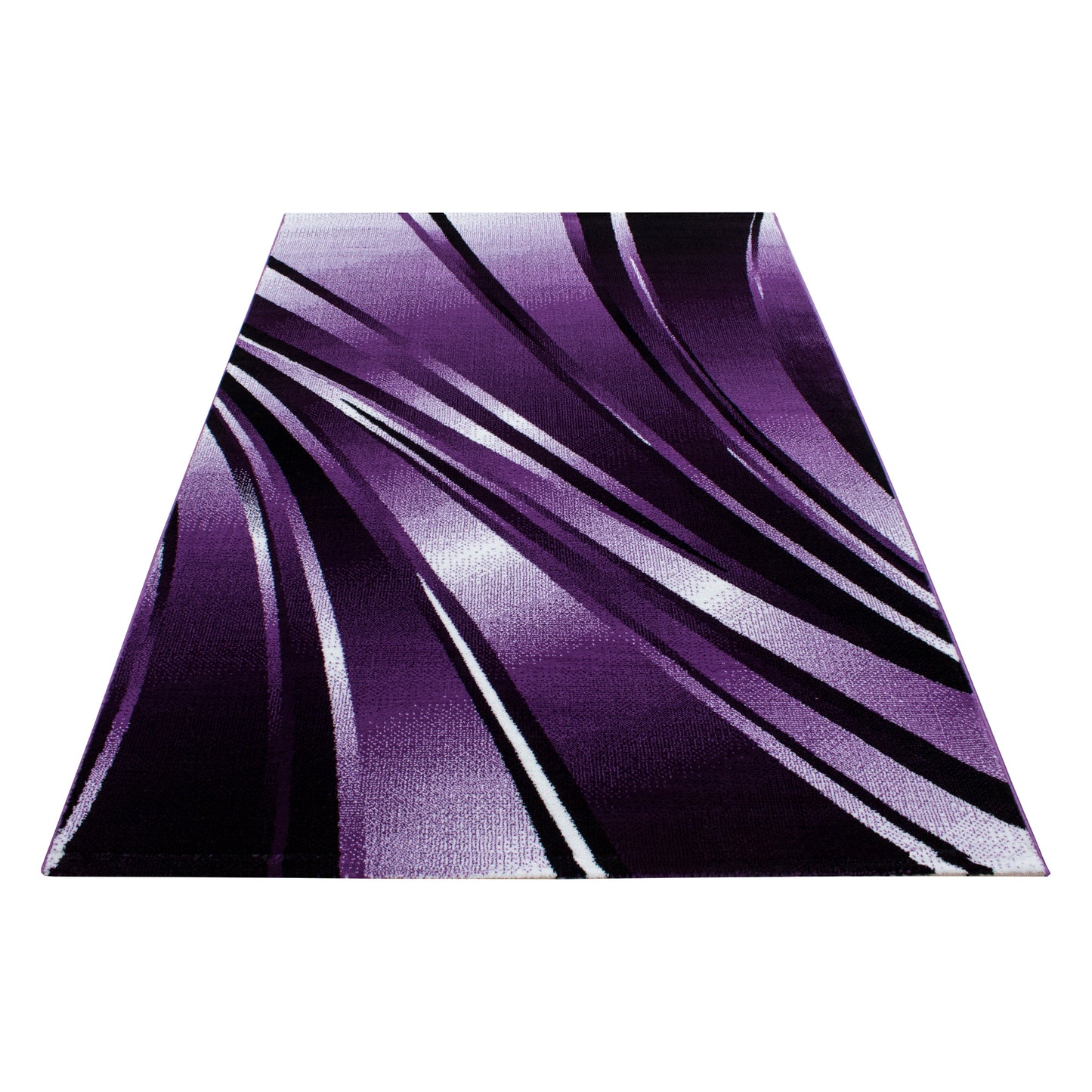 Parma Vloerkleed – Lila Golf – Laagpolig & Modern Design