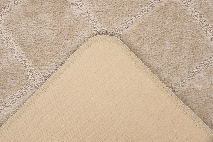 Bari badset 50×120 cm – Beige met modern design