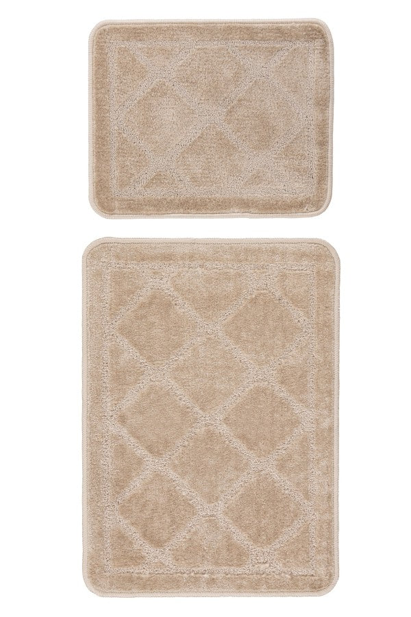 Bari badset 50×120 cm – Beige met modern design
