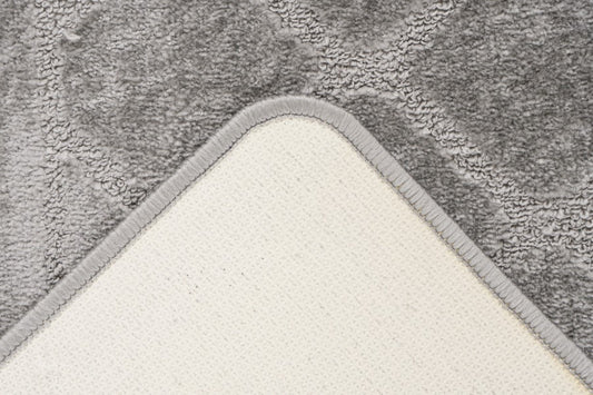 Bari badset 50×120 cm – Zilvergrijs met modern design