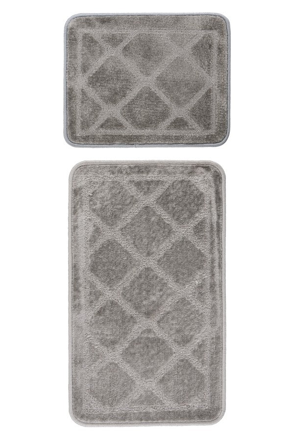 Bari badset 50×120 cm – Zilvergrijs met modern design