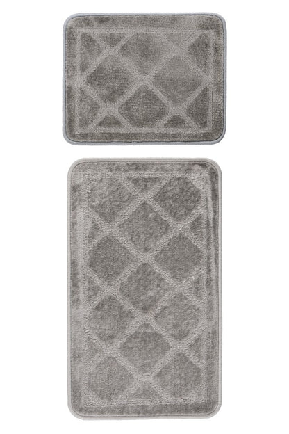 Bari badset 50×120 cm – Zilvergrijs met modern design