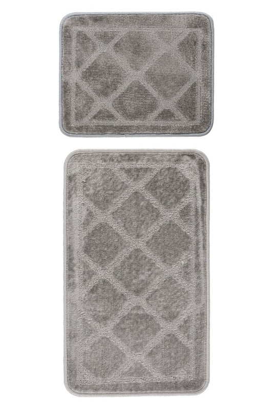 Bari badset 50×120 cm – Zilvergrijs met modern design