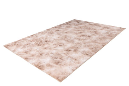 Bolero Vloerkleed – Beige – Tie-Dye Design – Fluffy & Hoogpolig
