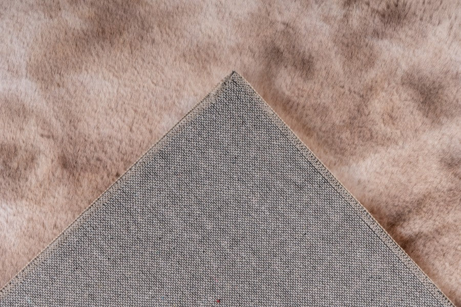 Bolero Vloerkleed – Beige – Tie-Dye Design – Fluffy & Hoogpolig