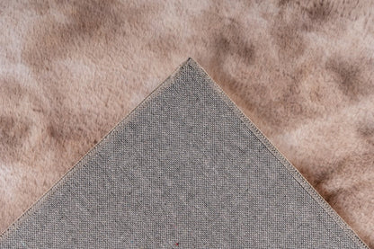 Bolero Vloerkleed – Beige – Tie-Dye Design – Fluffy & Hoogpolig