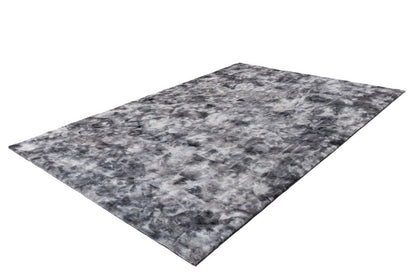 Bolero Vloerkleed – Antraciet – Tie-Dye Design – Fluffy & Hoogpolig