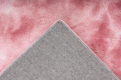 Bolero Vloerkleed – Roze – Tie-Dye Design – Fluffy & Hoogpolig