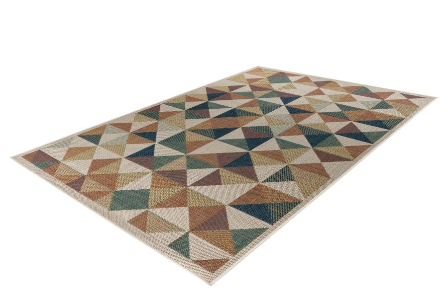 Capri Geo Multi – Binnen- & Buitenkleed – Geometrisch Motief
