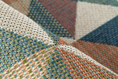 Capri Geo Multi – Binnen- & Buitenkleed – Geometrisch Motief