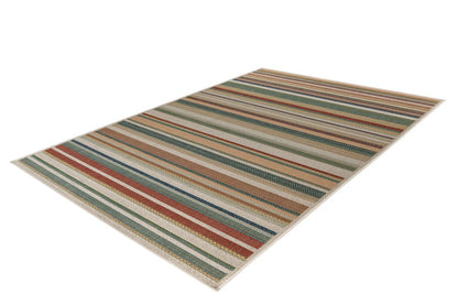 Capri Stripe Multi – Binnen- & Buitenkleed – Gestreept Design
