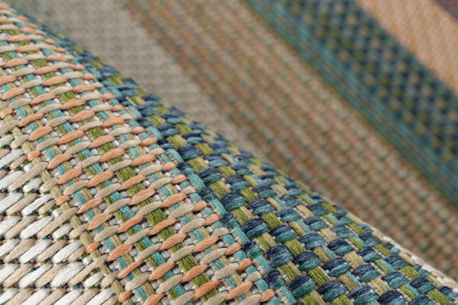 Capri Stripe Multi – Binnen- & Buitenkleed – Gestreept Design