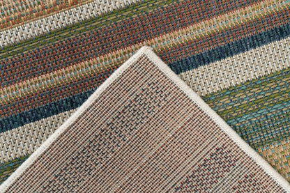 Capri Stripe Multi – Binnen- & Buitenkleed – Gestreept Design