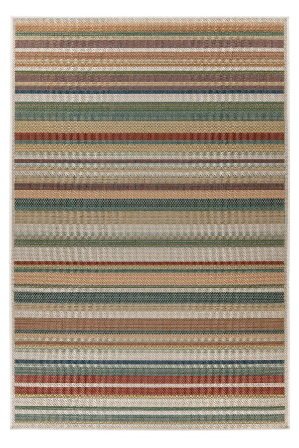 Capri Stripe Multi – Binnen- & Buitenkleed – Gestreept Design