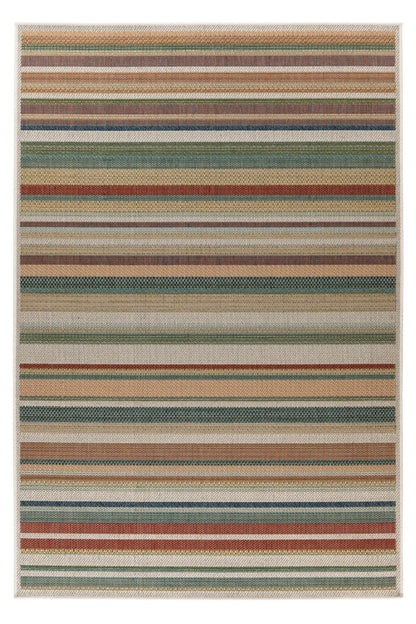 Capri Stripe Multi – Binnen- & Buitenkleed – Gestreept Design