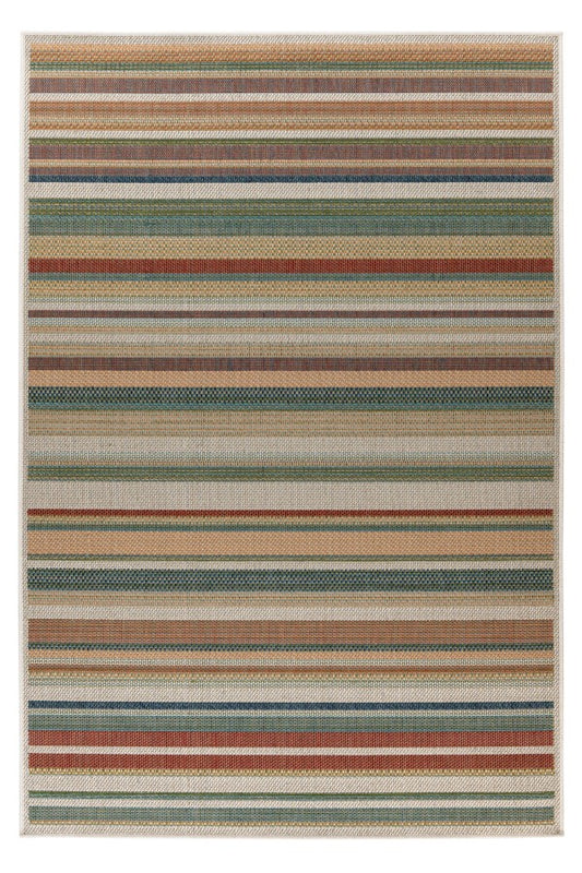 Capri Stripe Multi – Binnen- & Buitenkleed – Gestreept Design