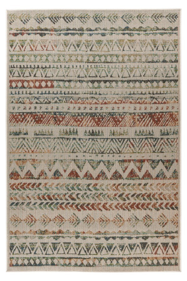 Capri Tribal Multi – Binnen- & Buitenkleed – Etnisch Design