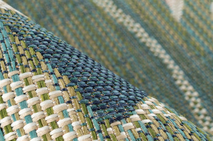 Capri Green Jungle – Binnen- & Buitenkleed – Tropisch Bladmotief