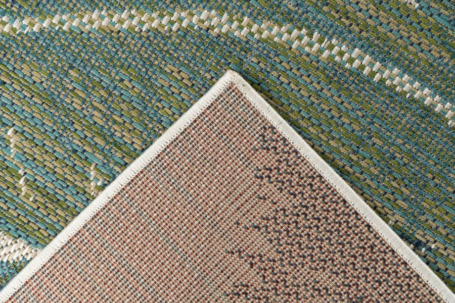 Capri Green Jungle – Binnen- & Buitenkleed – Tropisch Bladmotief