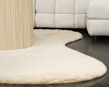 Heaven Vloerkleed – Beige – Organische Vormen – Ultra Zacht & Hoogpolig