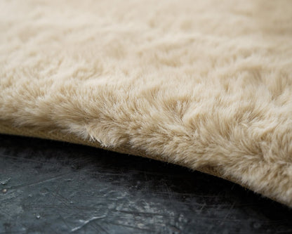 Heaven Vloerkleed – Beige – Organische Vormen – Ultra Zacht & Hoogpolig
