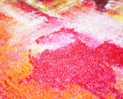 Belis Vloerkleed – Multi – Abstract Schilderij Design – Laagpolig Vloerkleed