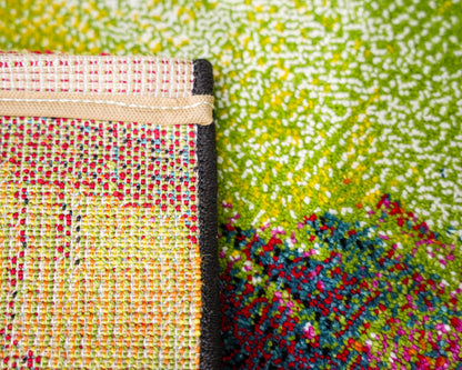 Belis Vloerkleed – Multi – Abstract Schilderij Design – Laagpolig Vloerkleed