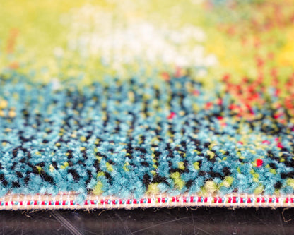 Belis Vloerkleed – Multi – Abstract Schilderij Design – Laagpolig Vloerkleed