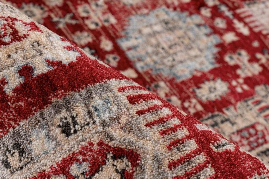 Dakar Vloerkleed – Rood – Traditioneel Ornamentenmotief