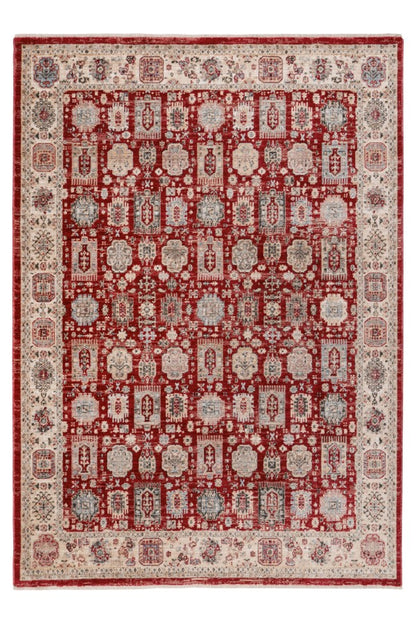 Dakar Vloerkleed – Rood – Traditioneel Ornamentenmotief