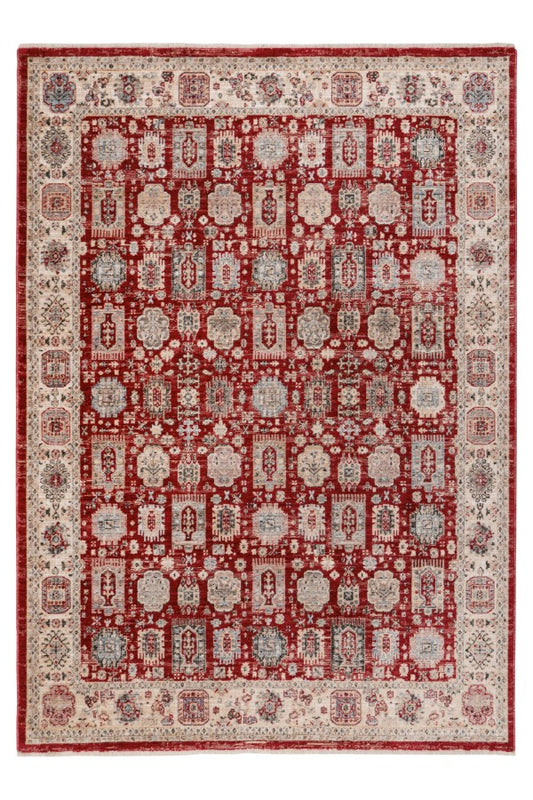 Dakar Vloerkleed – Rood – Traditioneel Ornamentenmotief