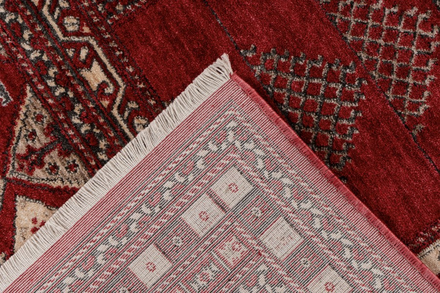 Dakar Vloerkleed – Rood – Klassiek Design met Oosterse Invloeden