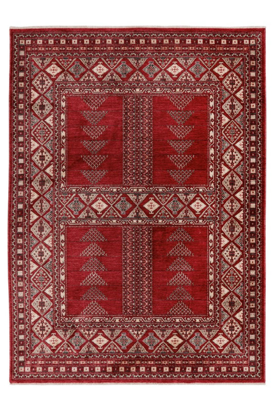 Dakar Vloerkleed – Rood – Klassiek Design met Oosterse Invloeden