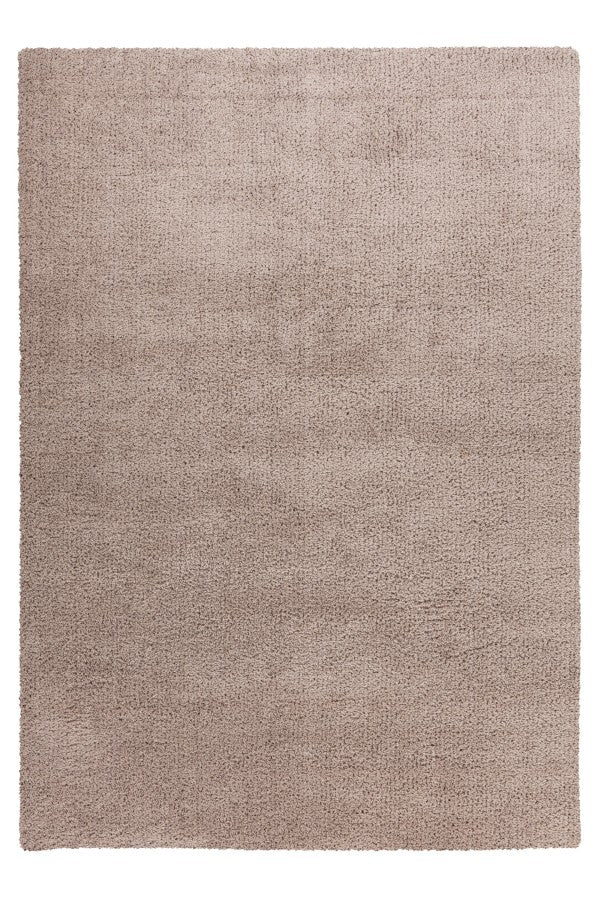 Hoogpolig vloerkleed Dream – Beige, zacht en warm van tint