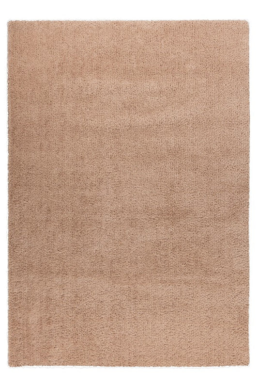 Hoogpolig vloerkleed Dream – Champagne, verfijnd met zachte glans