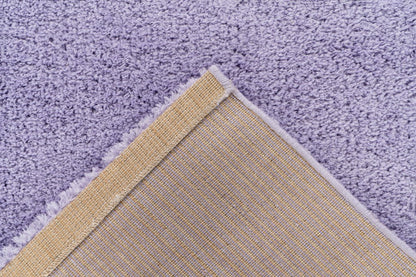 Hoogpolig vloerkleed Dream – Lavendel, pastelpaars met een dromerig zachte touch