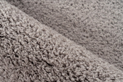 Hoogpolig vloerkleed Dream – Zilvergrijs, elegant en zijdezacht