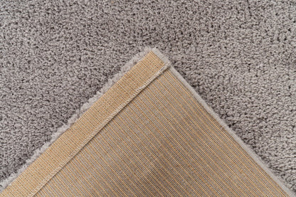 Hoogpolig vloerkleed Dream – Zilvergrijs, elegant en zijdezacht