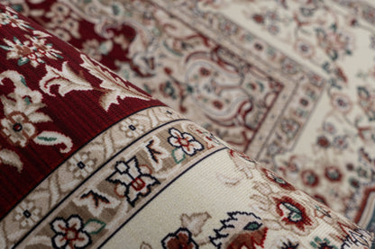 Dunya – Red oosterse stijl – Dun geweven vloerkleed