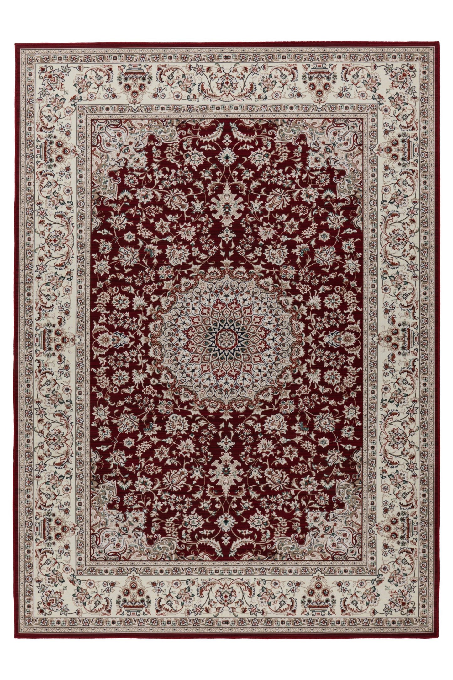 Dunya – Red oosterse stijl – Dun geweven vloerkleed