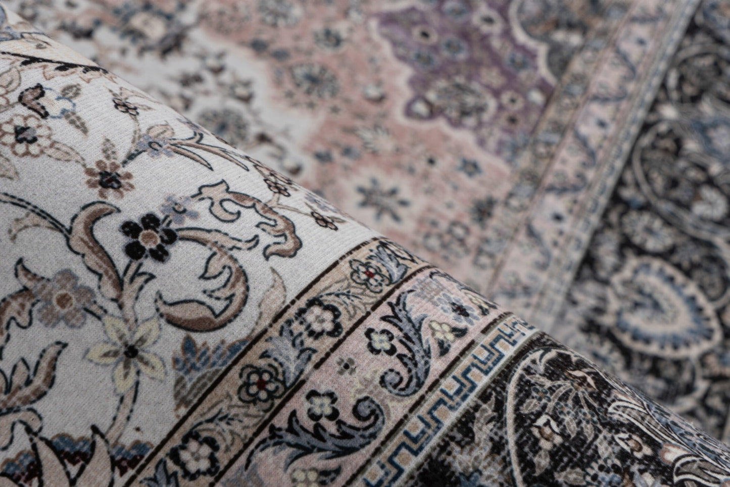 Dunya Nain – Ivory oosterse stijl – Dun geweven vloerkleed