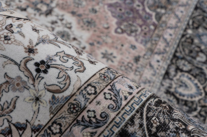 Dunya Nain – Ivory oosterse stijl – Dun geweven vloerkleed