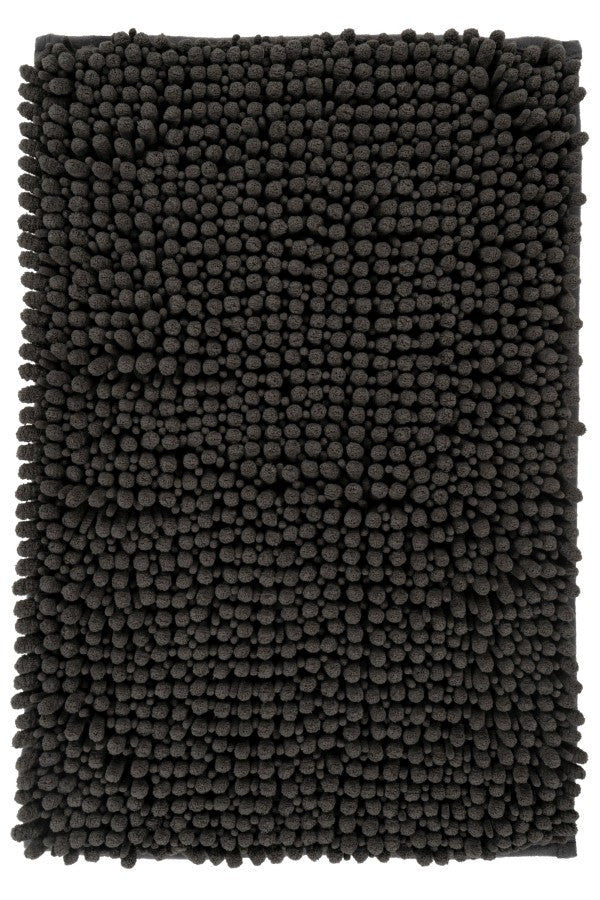 Fluffy badmat – Antraciet – hoogpolig en extra zacht