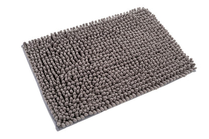 Fluffy badmat – Grijs – hoogpolig en extra zacht