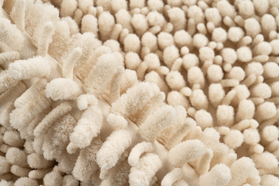 Fluffy badmat – Ivory – hoogpolig en extra zacht