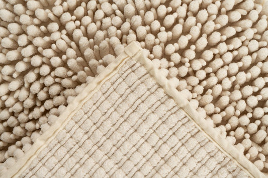 Fluffy badmat – Ivory – hoogpolig en extra zacht